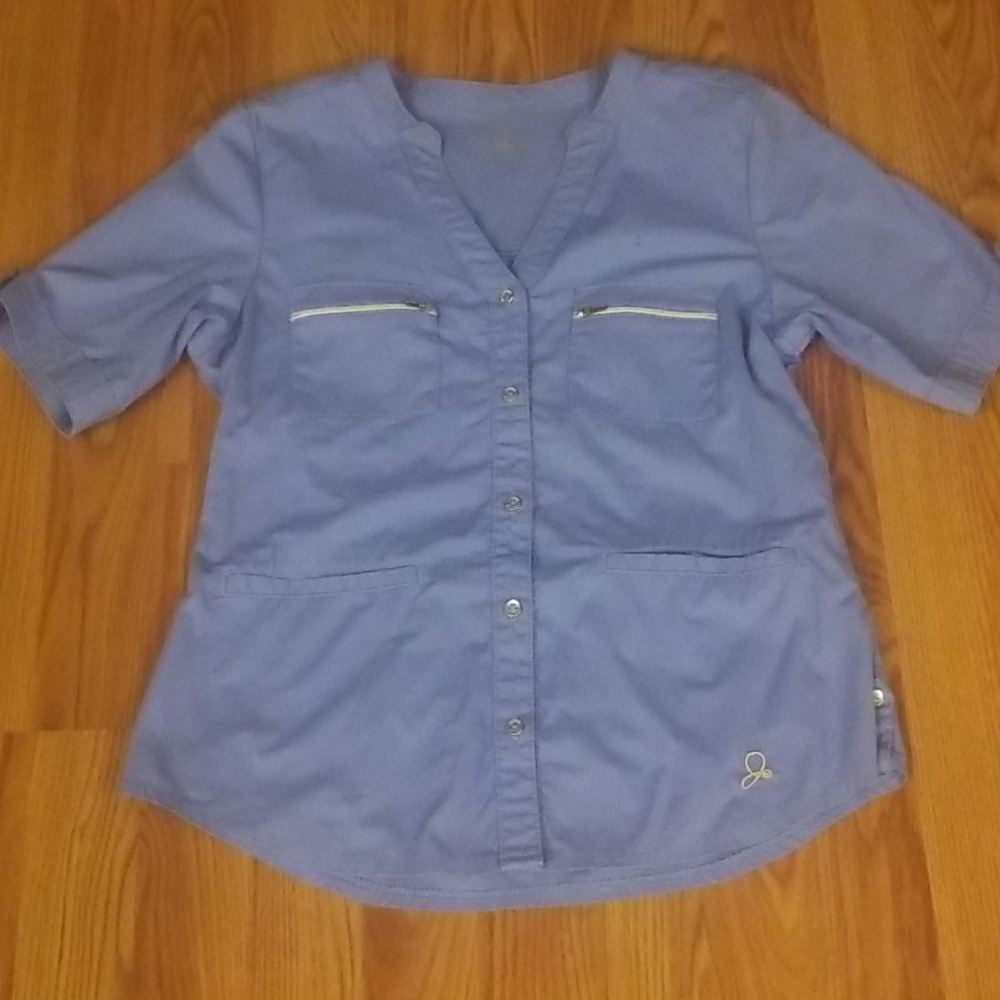 Blue Scrub Top